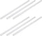 10mm OD Clear Rigid Tubing Plastic Test Tubes, 7mm ID, 300mm Length, Pack of 6