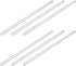10mm OD Clear Rigid Tubing Plastic Test Tubes, 7mm ID, 300mm Length, Pack of 6