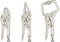 Hoteche 3pcs Mini Locking Plier Set, 5" C-Clamp, Long Nose, Round Jaw Versatile Tools for Grip and Secure