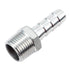 Joywayus 3/8" Barb Hose ID x 1/2" Male NPT Stainless Steel Barb Fitting Connector, Pack of 3
