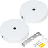 2 Packs Light Canopy Kit, Chandelier Ceiling Light Fixture Cover Plate, Ceiling
