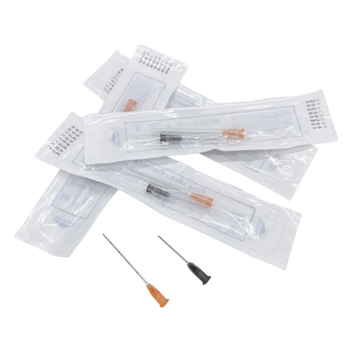 WaWaNMES 18g 22g 23g 25g 27g 30g 50mm/38mm/25mm (5pcs 25g-50mm) Professional Blunt Tips for Face Lifting Gauge Size