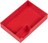 JAM Paper Stackable Half Desk Trays - Red - Office & Desk Supply Organizer Top Tray - Sold Individually by JAM Paper