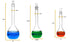 EISCO Premium Volumetric Flask Set - 50ml, 100ml & 250ml - Class A, ASTM E288 - Borosilicate 3.3 Glass with Penny