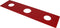 3 Hole Escutcheon Deck Repair Plate for Kitchen or Bathroom Faucets - Universal Fit, 12 Inches, 14GA Steel Sink Cover