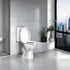 16.5 Inch, 2 Pack Round Toilet Seat Soft Close Quiet No Slam Toilet Lid, Quick Release & Easy Installation, Durable PP