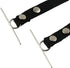 4pcs Black Tape Thong for Tool Belts, Polyester Electrical Tape Chain Strap for Electrical Contractor Tool Belt