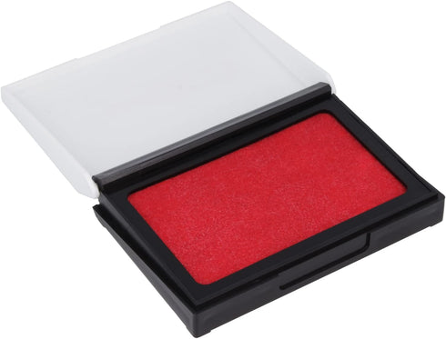 ExcelMark Ink Pads for Rubber Stamps - Medium Size 2-5/8” by 4-1/4” (Red)