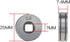 2Pcs 0.8/1.0mm Roll Wheels, Knurled Groove Wire Feed Drive Rollers for Steel Aluminum Flux Cord