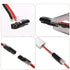 25 PCS Double-Wire Plug-in Connector for 2 Pin 2 Way LED Strip Lights with Locking Buckle
