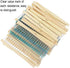 Aniann 1280 Pieces Resistor Kit - 64 Values 1% Assorted Resistors 1 Ohm-10M Ohm for DIY Projects