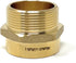 G Thread Female to NPT Thread Male Pipe Fitting Adapter, Lead-Free Adapter (1 1/2 inch)