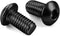 M3-0.5 x 6mm Button Head Socket Cap Screws, 50 PCS, Alloy Steel Grade 10.9, Black Oxide