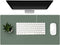 KINGFOM Desk Pad Office Desktop Protector, PU Leather Mat Blotters Organizer (47.2" x 23.6", Green)