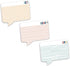 Speech Bubble Shaped Sticky Note Pad Assortment, 6.5" x 5" Modern Sticky Notes, Set of Three Multi-Color Designs, Made