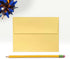 LUXPaper A2 Invitation Envelopes | Peel & Press | Gold Metallic | 4 3/8" x 5 3/4" | 80lb. Text | 50 Qty