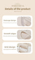 Cheeskteo Counter Modern Grey Tea Bag Storage Box Multi Compartment Coffee Capsule and Instant Milk Tea Organizer