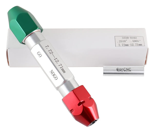 Accusize Industrial Tools Go/No Go Double End Gage Handle, 0.251'' - 0.500'', 3350-0102