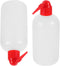 Veemoon 2 pcs Narrow Mouth Wash Bottles with Graduation Scale Laboratory Squeeze