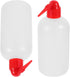 Veemoon 2 pcs Narrow Mouth Wash Bottles with Graduation Scale Laboratory Squeeze