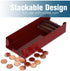 Set BankSupplies Coin Trays Metal Money Organizer Color-Coded Federal Reserve Standards