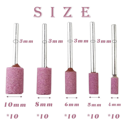 95 Pieces Abrasive Stone Points Electric Grinding Accessories Polishing Grinding Head Wheel Tool Kit