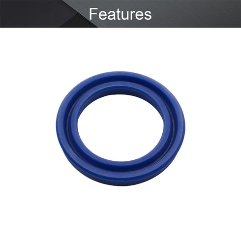 Othmro Hydraulic Seal 0.98in ID 1.37in OD Polyurethane Piston Shaft Oil Seal for Bearing Shaft