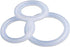 WITPKKL 5Pcs Fit 19mm-273mm Pipe O/D Sanitary Tri Clamp Ferrule Silicone Sealing Strip