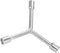 Y-Shaped 3 Way Socket Wrench, 8mm 9mm 10mm, 3-inch Length, CR-V Y-Type Hex Spanner Repair Tool, 1-Piece