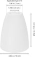 Set 6 of Decorative Floor Lamp Shade Covers - Easy Installation