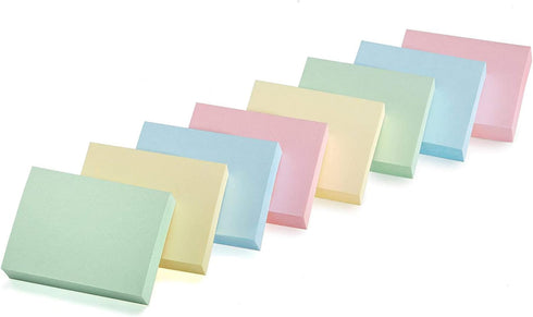Sticky Notes, Mini Self-Stick Memo Notes, 1 ½ X 2 Inches, 100 Sheets Per Pad, 24 Pads Per Pack for Home Office