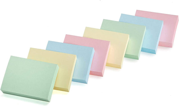 Sticky Notes, Mini Self-Stick Memo Notes, 1 ½ X 2 Inches, 100 Sheets Per Pad, 24 Pads Per Pack for Home Office