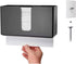 IEEK Paper Towel Dispenser Wall Mount Acrylic Paper Towel Holder for Bathroom