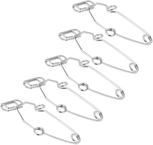 5PCS Spring Test Tube Holders Steel Clip Clamp Holder, 14.5cm Length for Standard Test Tubes