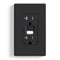 ELEGRP GFCI Outlet w/Nightlight, 20 Amp Self-Test GFI Electrical Outlet, UL Listed, Matte Black