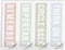 Modern Reminder Page Markers, 1" x 2.875" Multiuse Sticky Note Tabs, 200 Tabs Pastel Pattern Sticky Pad
