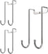 Over Door Hook Heavy Duty Hooks, Single Hook Loads up to 50lbs, Pack of 3 for Kitchen, Bathroom, Office
