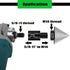 1pcs Angle Grinder Adapter, Diamond Core Bits Drill Grinder Cutter 5/8-11 Female to M14 Male