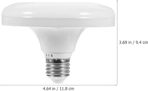 E27 Bulbs, Bulbs 24W 220V 4.7 inch, E27/26 (1 Pack) DOITOOL UFO Garage Light LED Light Equivalent Efficient, Standard
