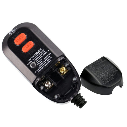 GutReise GFCI Replacement Plug Assembly, 15 Amp Ground Fault Circuit Interrupter, Manual Reset, 2-Prongs