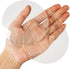 Door Knob Wall Shield, Transparent Round Soft Rubber Protector, Self Adhesive Door Handle Bumper Pack of 2 (Large Round