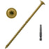 LIONMAX Lag Screws 5 Inch, Structural Wood Screw #14 x 5", 100-PCS Heavy Duty Construction Screw