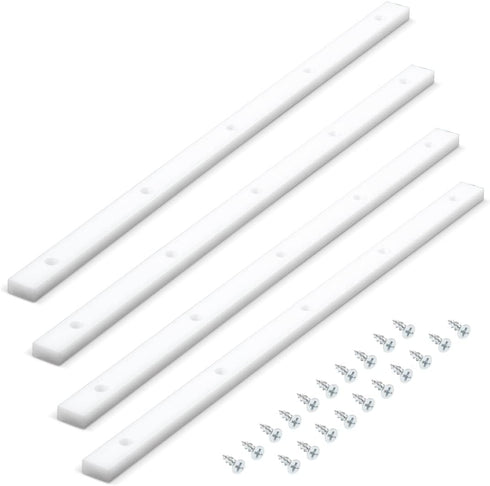 POWERTEC 17" HDPE Miter Bar with Screws for Table Saw Sled, Fits 3/4" x 3/8" Slot, Woodworking Tools & Accessories, 4PK