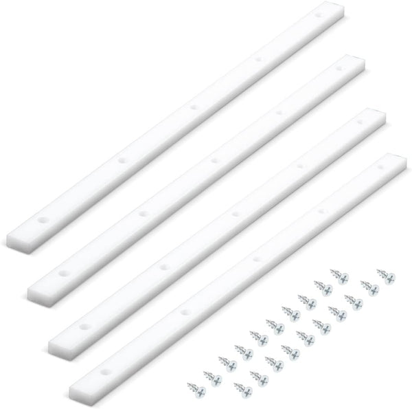 POWERTEC 17" HDPE Miter Bar with Screws for Table Saw Sled, Fits 3/4" x 3/8" Slot, Woodworking Tools & Accessories, 4PK