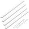 POWERTEC 17" HDPE Miter Bar with Screws for Table Saw Sled, Fits 3/4" x 3/8" Slot, Woodworking Tools & Accessories, 4PK