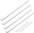 POWERTEC 17" HDPE Miter Bar with Screws for Table Saw Sled, Fits 3/4" x 3/8" Slot, Woodworking Tools & Accessories, 4PK