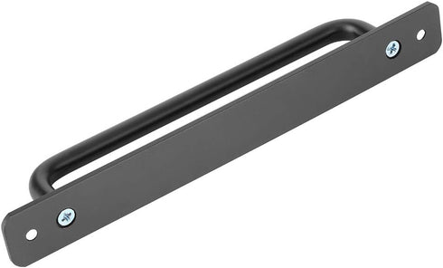 ViaGasaFamido Elegant Sliding Barn Door Handle, Black Flush Patio Door Handle for Wardrobes, Cabinets
