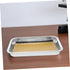 2pcs HANABASS Stainless Steel Dissection Kit Wax-Lined Tray Anatomical Specimen Tray for Science Education