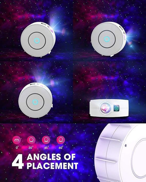 SHIXING Star Projector,Smart APP & Voice Control Galaxy lamp, Compatible with Alexa & Google Home, for Kids Adults