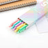 czxwyst Soft Touch Retractable Gel Ink Pens, 0.5mm Fine Point, Macarons Colors, 5-Pack, Black Ink